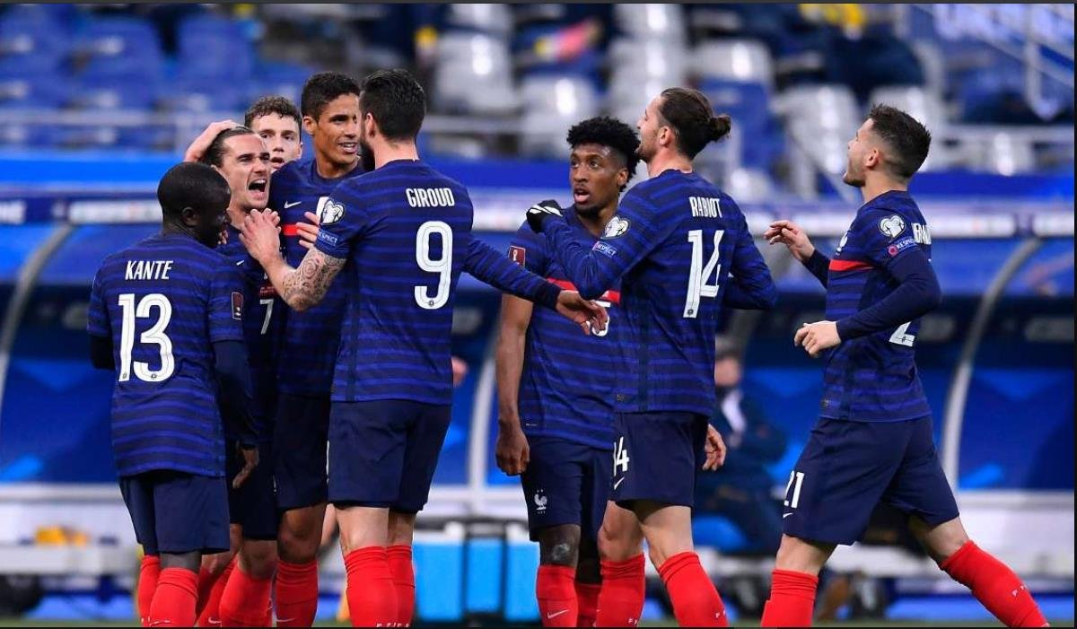 فرنسا ضد كازاخستان في تصفيات كأس العالم 2022