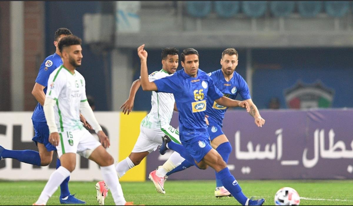 لقاء الأهلي ضد الاستقلال الإيراني ضمن دوري أبطال آسيا 2021
