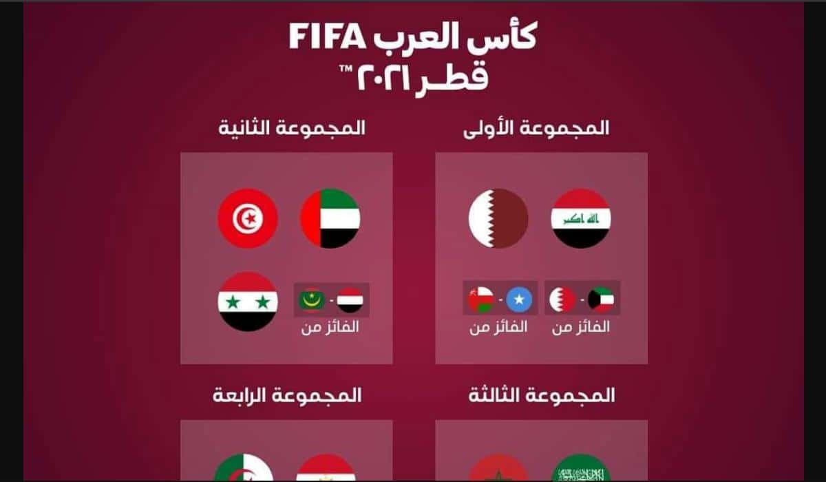 مجموعة العراق في كأس العرب 2021